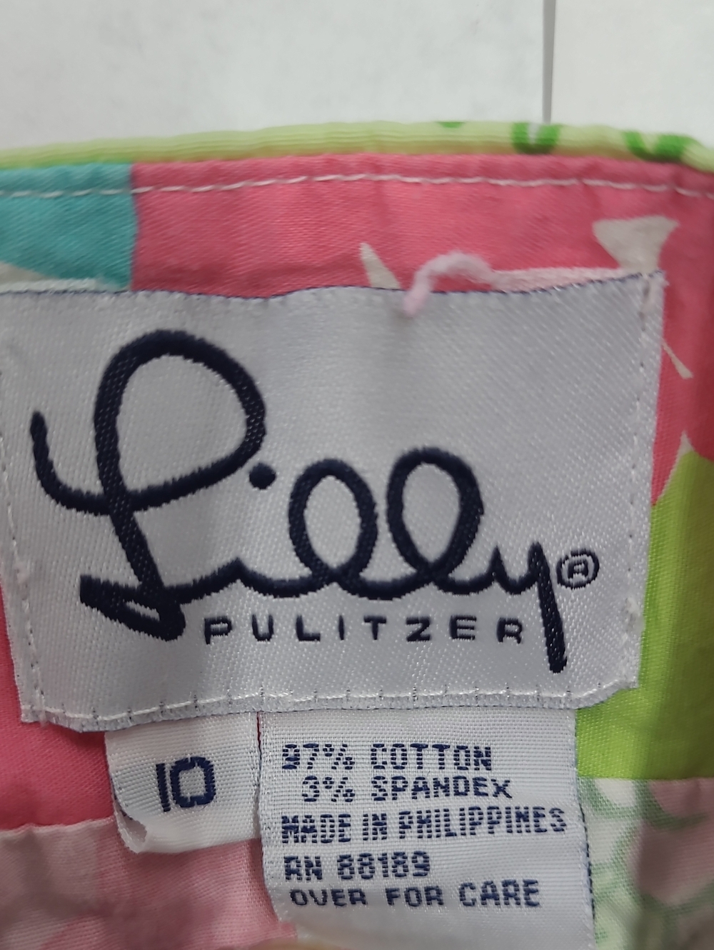 Lilly Pulitzer Pink/Green Tropical Bird Skort Size 10 - Picture 7 of 8